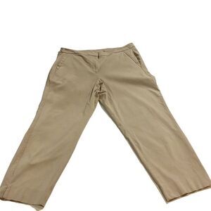 Lane Bryant Beige Chino Pants Women's Straight Leg Stretch Size 20 Casual​​